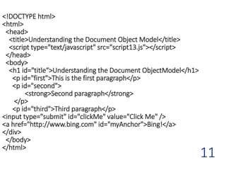 Document Object Model | PPTX
