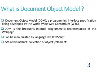 Document Object Model | PPTX