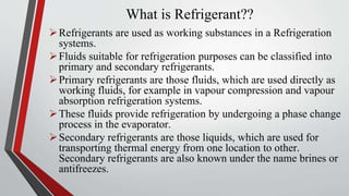 Domestic refrigerator vs compressor-less refrigerator | PPTX