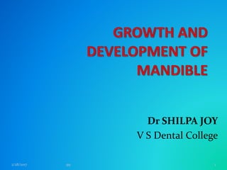 Dr SHILPA JOY
V S Dental College
13/1/2017 99
 