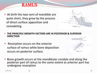 growth and development of mandible | PPTX