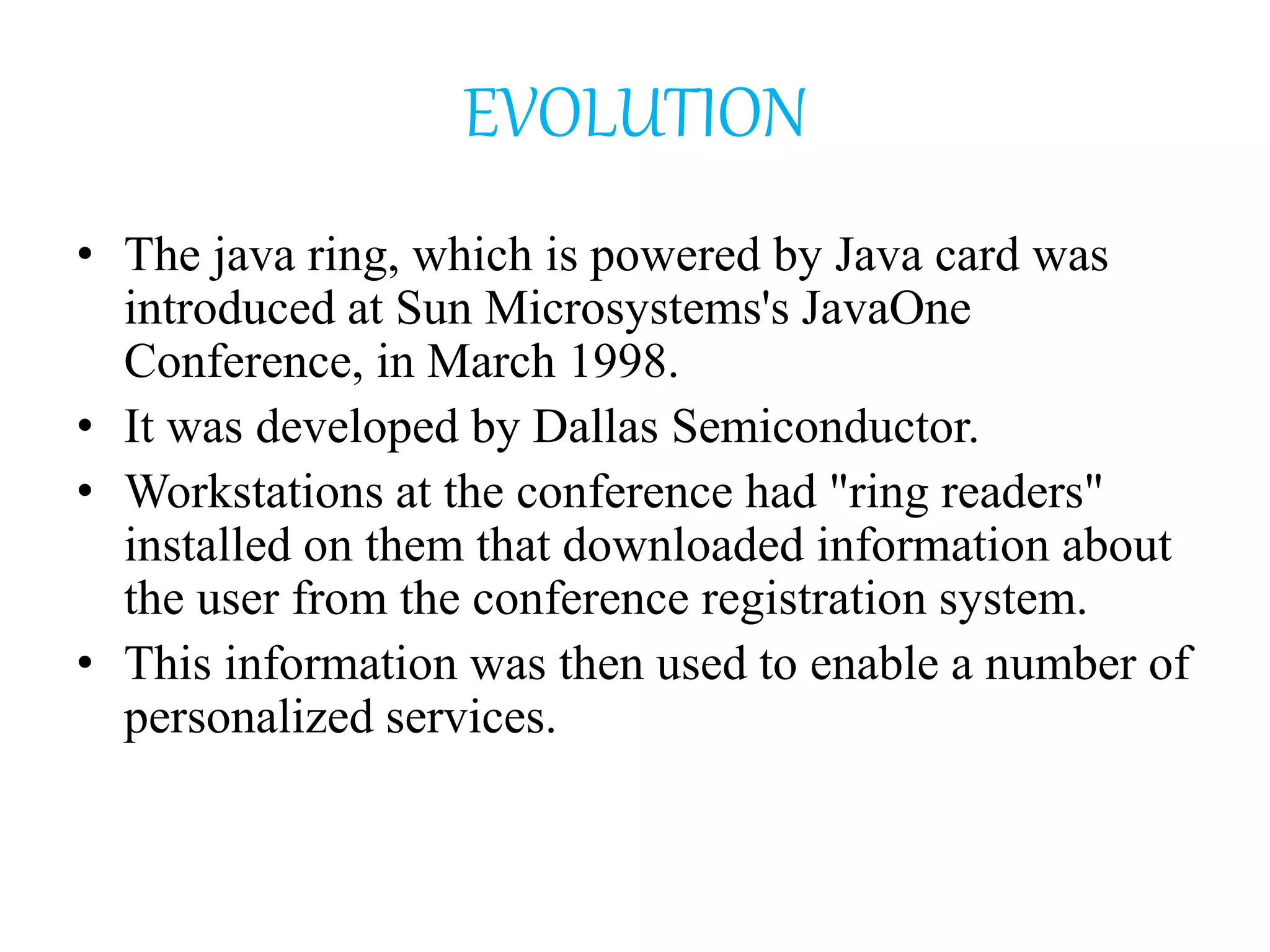 My ppt java ring | PPT