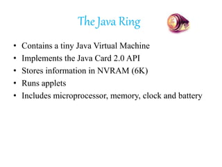 My ppt java ring | PPT