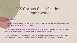 Comprehensive Overview of Indian Knowledge Systems and Their ...