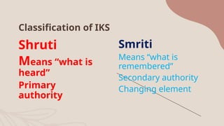 Comprehensive Overview of Indian Knowledge Systems and Their ...