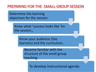 Small Group Teaching | PPTX
