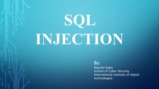 SQL vs. XXS Injection Attacks Explained – I Help Women In Tech