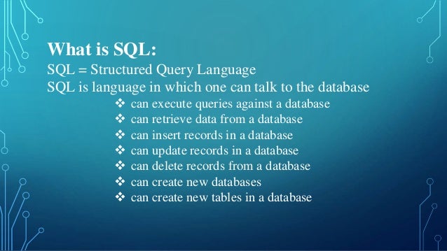 SQL Injection attack