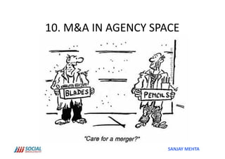 10.	
  M&A	
  IN	
  AGENCY	
  SPACE	
  




                                  SANJAY	
  MEHTA	
  
 