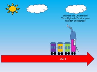 2013
Ingreso a la Universidad
Tecnológica de Pereira para
realizar un posgrado
 