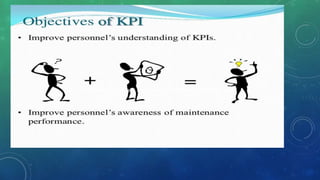 • Improve personnel’s awareness of maintenance performance.
 