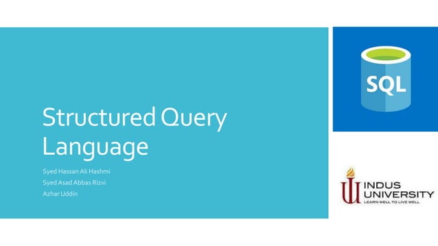 Structured Query Language (SQL) | PPT