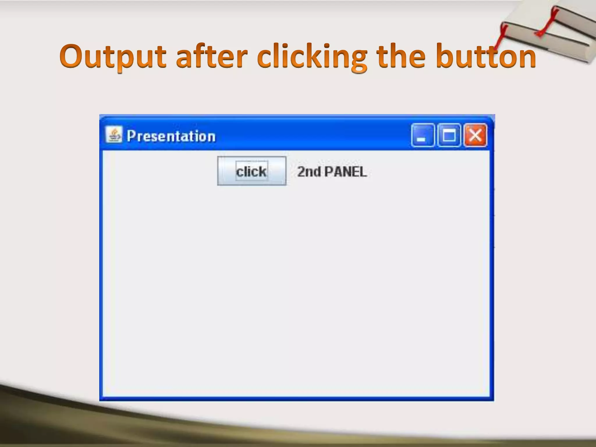 Event Handling in java | PPT