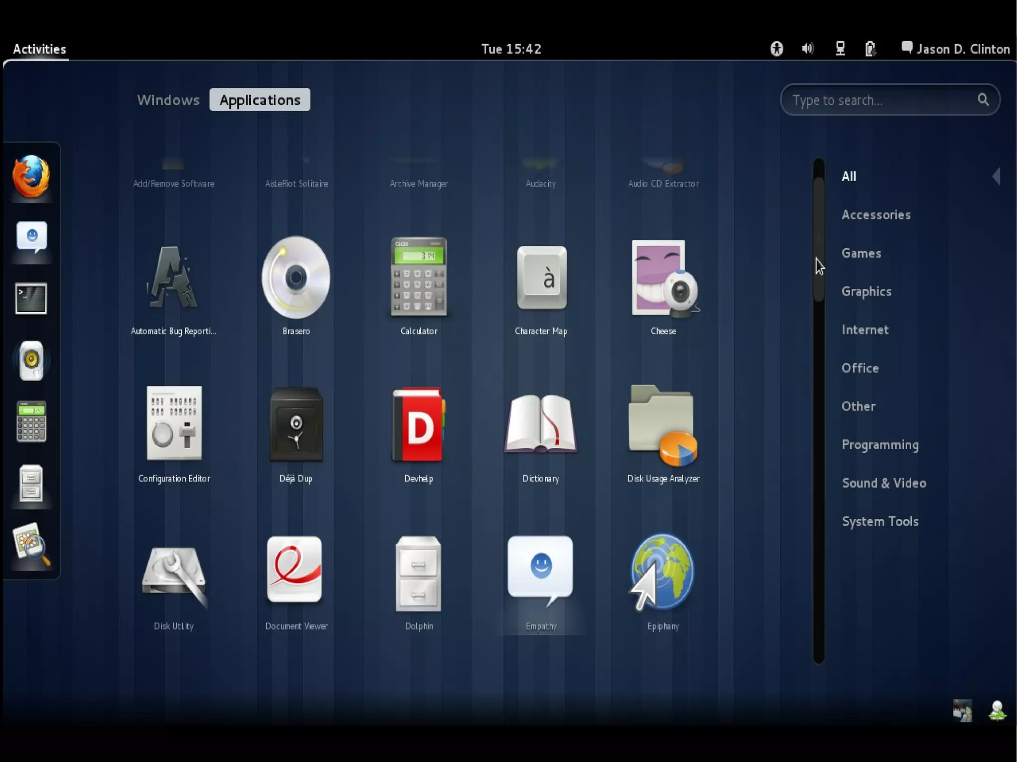 GNOME3 Made of easy www.gnome3.org 