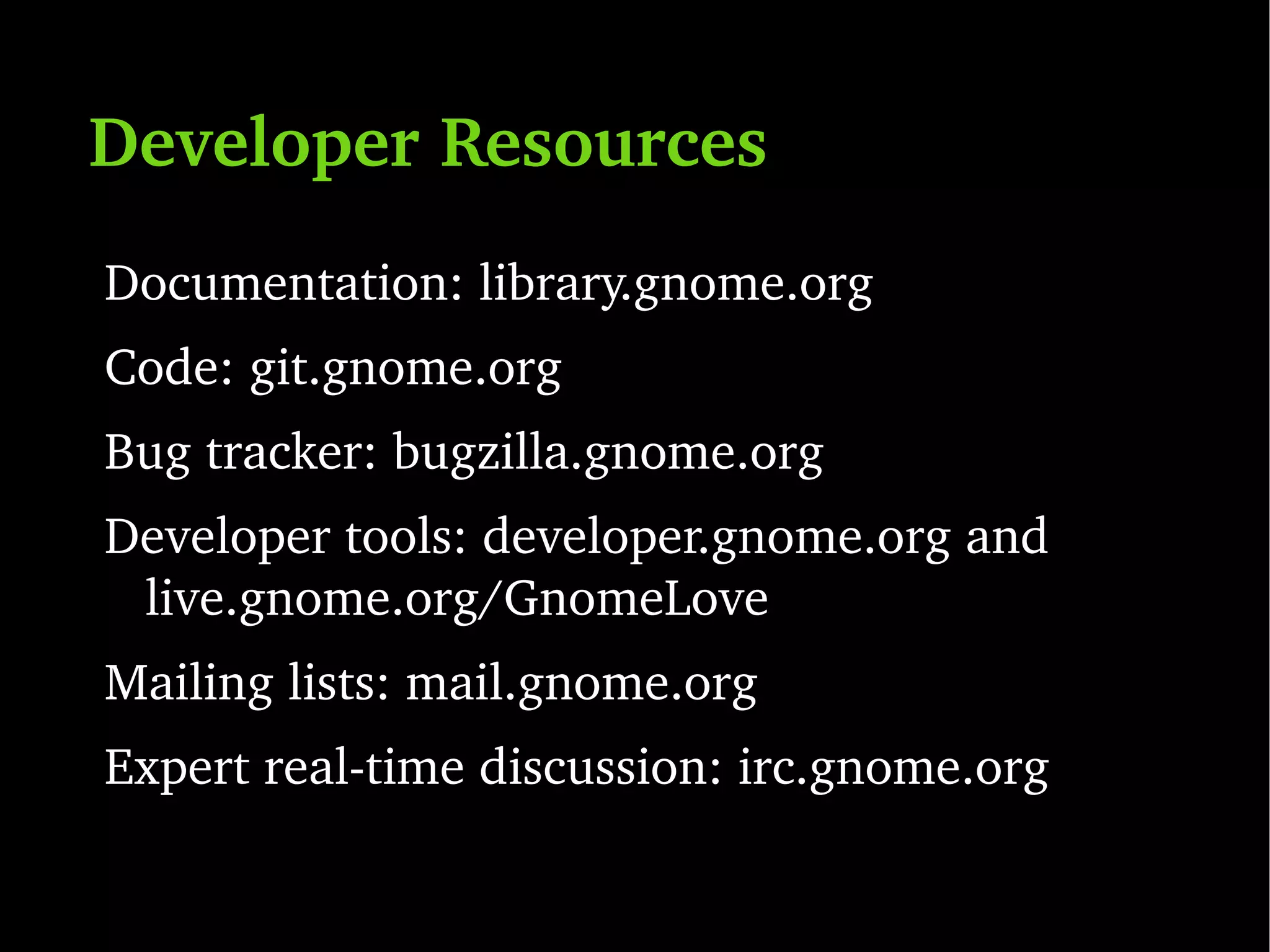 Getting Started with GNOME Development 