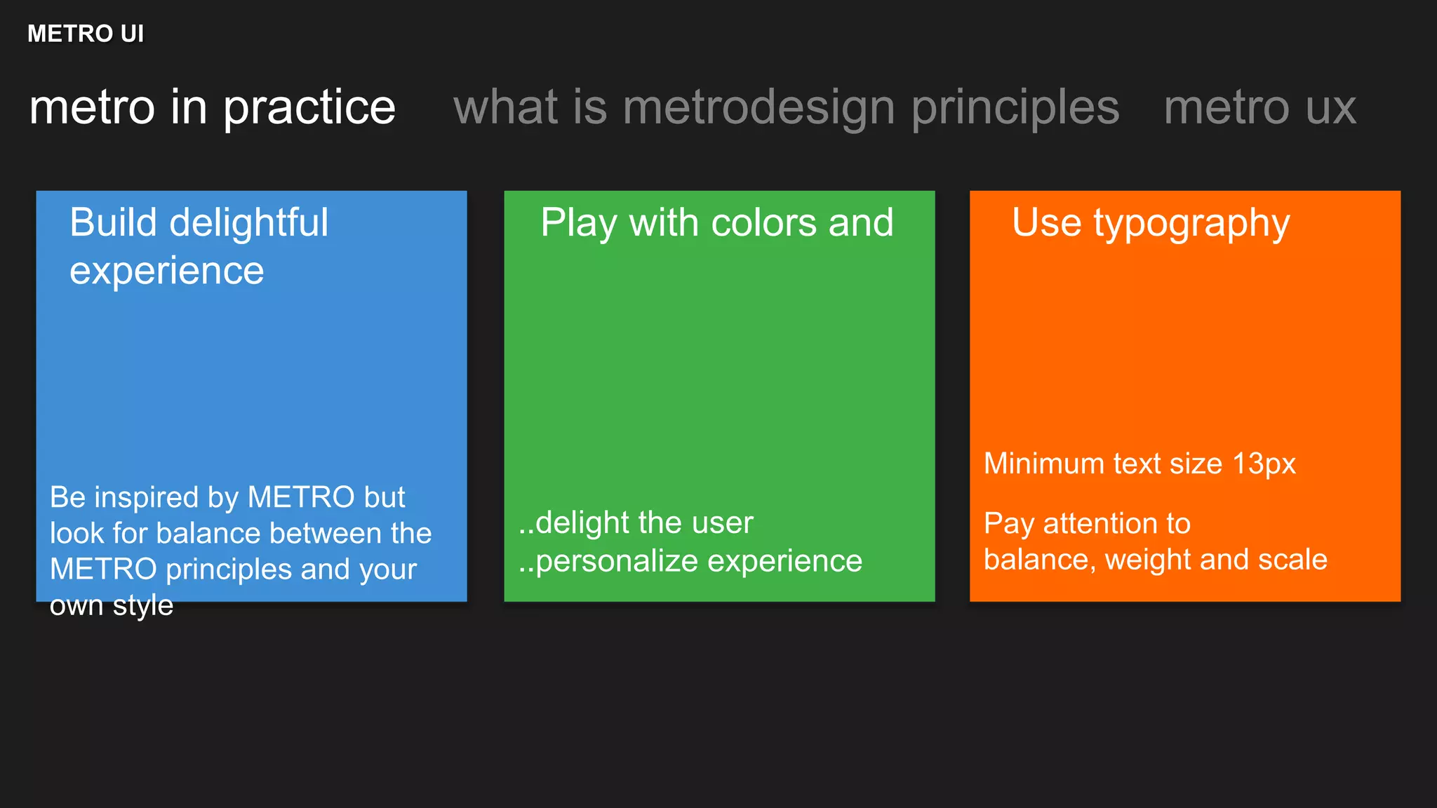 Introduction to Metro UI | PPTX