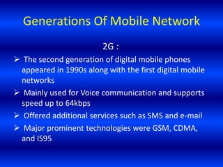 NEXT GENERATION 5 G MOBILE WIRELESS TECHNOLOGY | PPTX