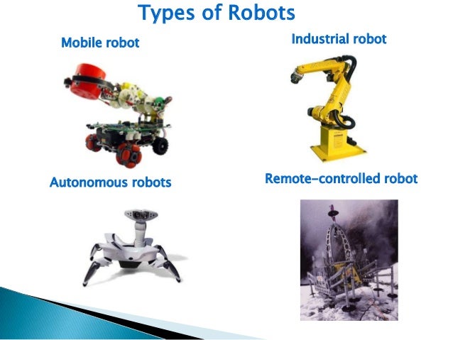 types of robots