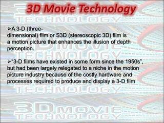 3D Movie Presentation | PPT