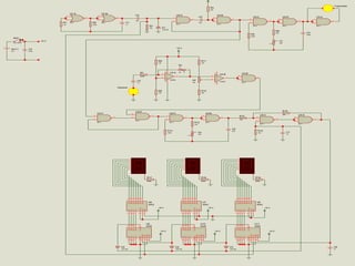 1
2
3
U1:A
4001R1
1M
5
6
4
U1:B
4001 C1
1u
R2
220k
C2
10n
R3
10k D1
1N4148
1
2
3
U2:A
4011
C3
22n
5
6
4
U2:B
4011
8
9
10
U2:C
4011
R4
22k
12
13
11
U2:D
4011
1
2
3
U3:A
4011
R6
22k C4
220pR5
220k
Transmitter
R7
220R
C5
1n
Receiver
R8
10k
R9
10k
R10
10k
R11
10k
+9 V
5
6
4
U3:B
4011
8
9
10
U3:C
4011
12
13
11
U3:D
4011
1
2
3
U5:A
4011
5
6
4
U5:B
4011R12
7k5
C6
2n2R13
100k
R14
10k
8
9
10
U5:C
4011
12
13
11
U5:D
4011
R15
22k
R16
10k C7
1n
A
5
B
3
C
2
D
4
CLK
6
LE
1
BI
7
QA
9
QB
10
QC
11
QD
12
QE
13
QF
15
QG
14
U6
4543
A
5
B
3
C
2
D
4
CLK
6
LE
1
BI
7
QA
9
QB
10
QC
11
QD
12
QE
13
QF
15
QG
14
U7
4543
A
5
B
3
C
2
D
4
CLK
6
LE
1
BI
7
QA
9
QB
10
QC
11
QD
12
QE
13
QF
15
QG
14
U8
4543
R17
220R
R18
220R
R19
220R
A
4
QA
6
B
12
QB
11
C
13
QC
14
D
3
QD
2
CI
5
CO
7
CLK
15
PE
1
B/D
9
U/D
10
U9
4029
A
4
QA
6
B
12
QB
11
C
13
QC
14
D
3
QD
2
CI
5
CO
7
CLK
15
PE
1
B/D
9
U/D
10
U10
4029
A
4
QA
6
B
12
QB
11
C
13
QC
14
D
3
QD
2
CI
5
CO
7
CLK
15
PE
1
B/D
9
U/D
10
U11
4029
D2
1N4148
D3
1N4148
D4
1N4148
C8
1n
A4
1M
A1
22k
A3
10k
+9 V +9 V +9 V
BAT1
9 V
C9
470n
SW1
SW-SPST
+9 V
+9 V +9 V +9 V
A2
10k
3
2
1
84
U4:A
LM358
3
2
1
84
U4:B
LM358
 