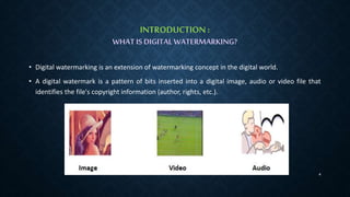 digital watermarking | PPTX