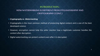 digital watermarking | PPTX