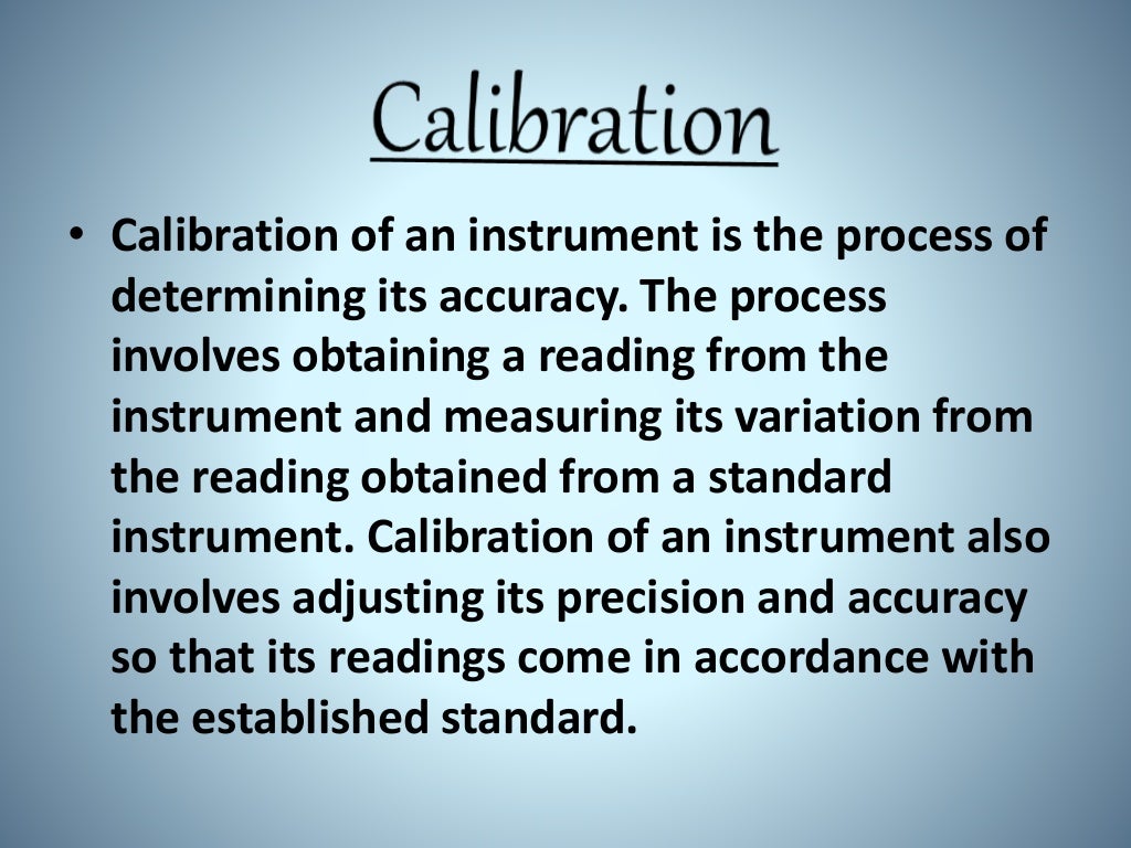 Calibration,Quality & Type of Glassware