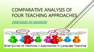 COMPARATIVE ANALYSIS OF
FOUR TEACHING APPROACHES
 