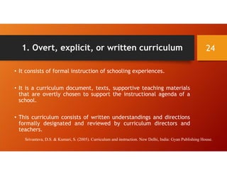 Overt Curriculum Image Curriculum | PDF