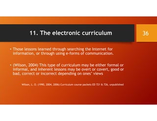Curriculum Communication Curriculum | PDF