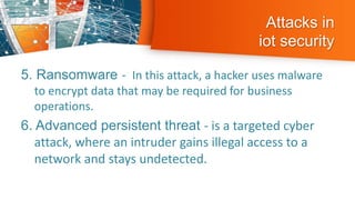 Presentation on IOT SECURITY | PPTX