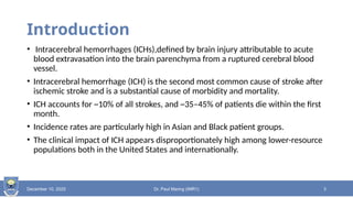 Spontaneous Intracerebral hemorrhage and SAH.pptx