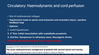Spinal cord injury: Immediate management and approach. DrSaubhik Das | PPTX