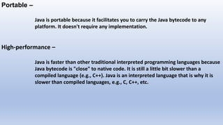 Presentation on java | PPT