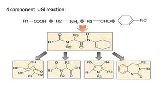 4 component UGI reaction:
 