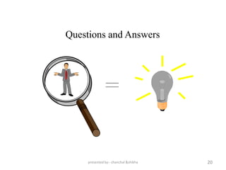Questions and Answers




     presented by:- chanchal &shikha   20
 