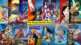 The Disney Movies from
2000s
 