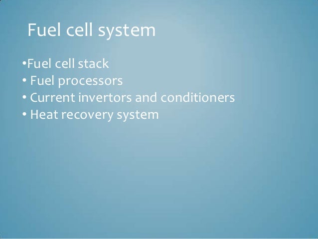 My presentation on fuel cell drive train My presentation on fuel cell drive train