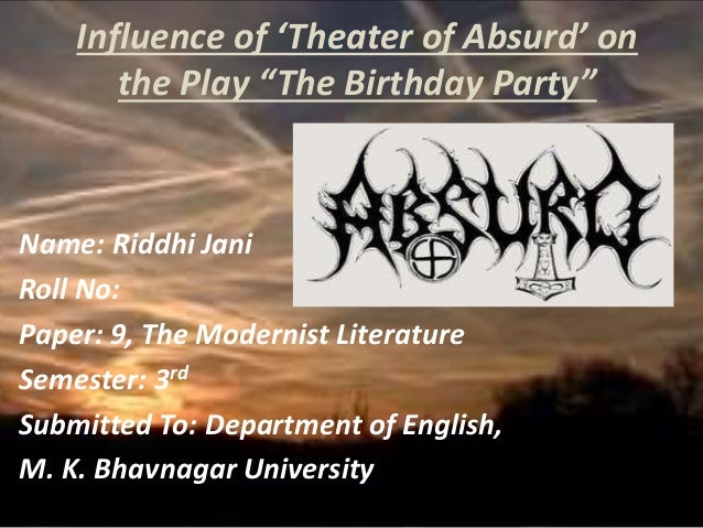 essays on theatre of the absurd Also by martin esslin brecht: the man and his work the theatre of the absurd reflections: essays on modern drama the peopled wound. essays on theatre of the absurd Also by martin esslin brecht: the man and his work the theatre of the absurd reflections: essays on modern drama the peopled wound.