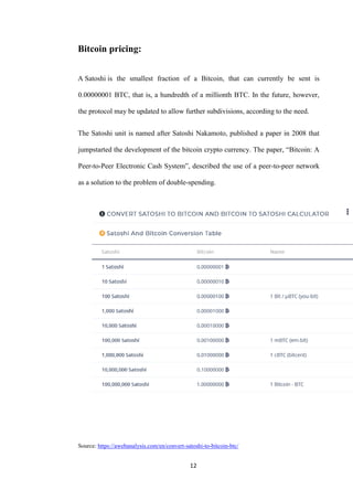 A COMPREHENSIVE PROJECT ON BITCOIN WITH REFERENCE TO INDIA | PDF
