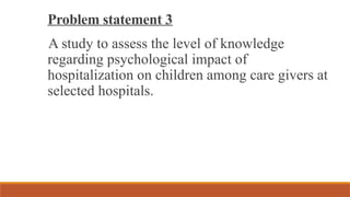 MY PROBLEM STATEMENT PRESENTATION.pptx the | PPTX