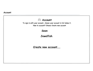 My project's UI