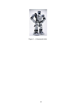 Figure 1…A humanoid robot 
12 
 