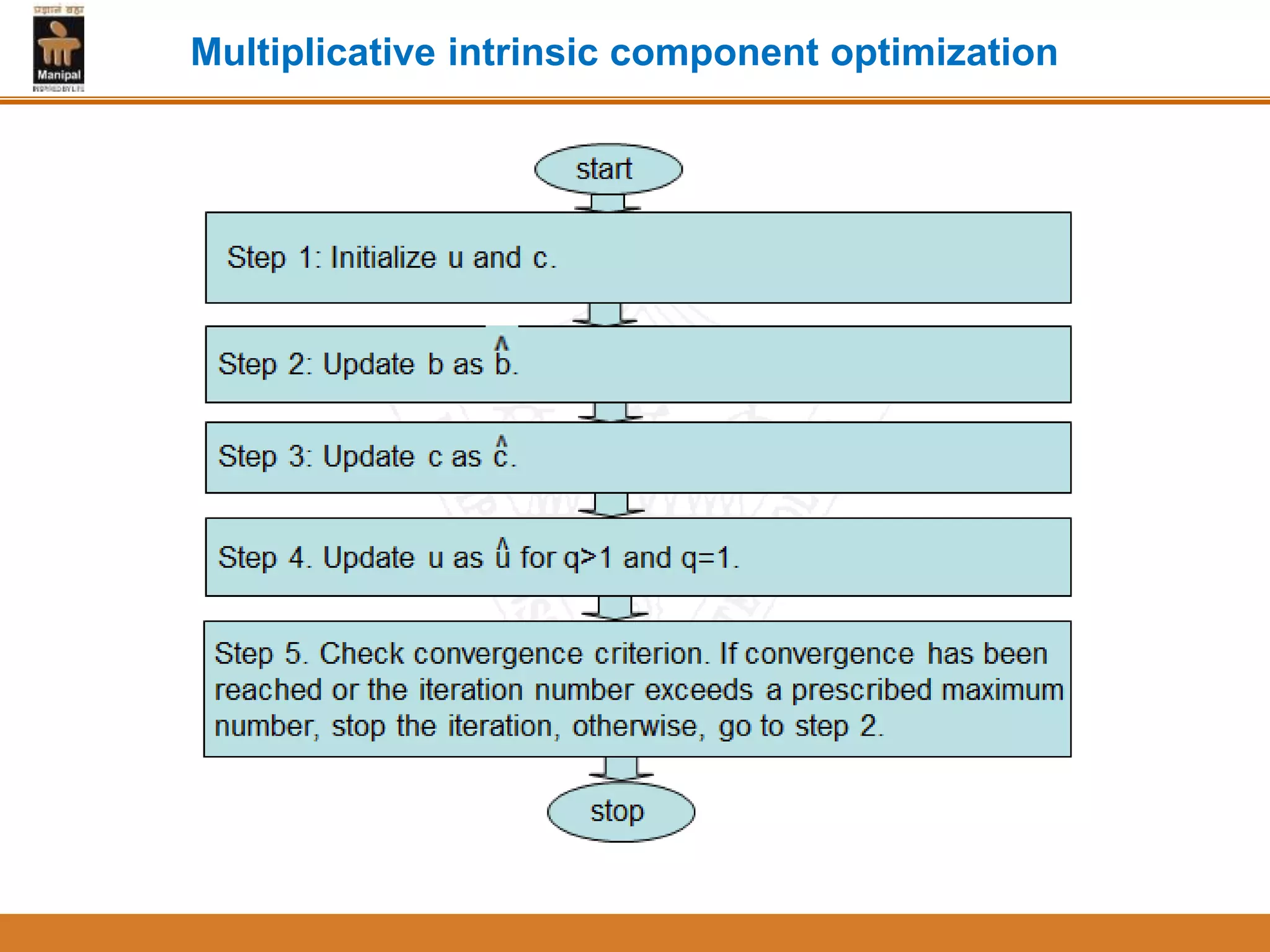 Multiplicative intrinsic component optimization
 