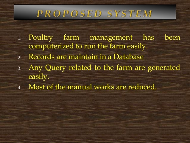 Poultry Farm Management System Pdf