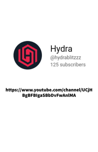 Hydra's Youtube Channe/ Pls subscribe and watch my shorts