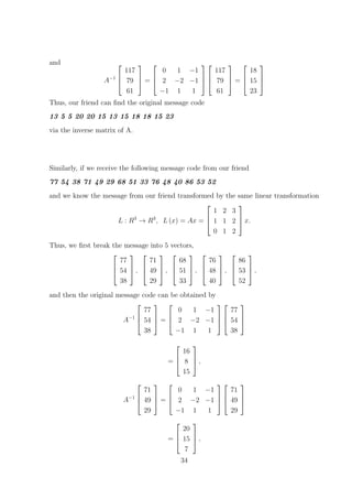 Application of linear transformation in computer | PDF