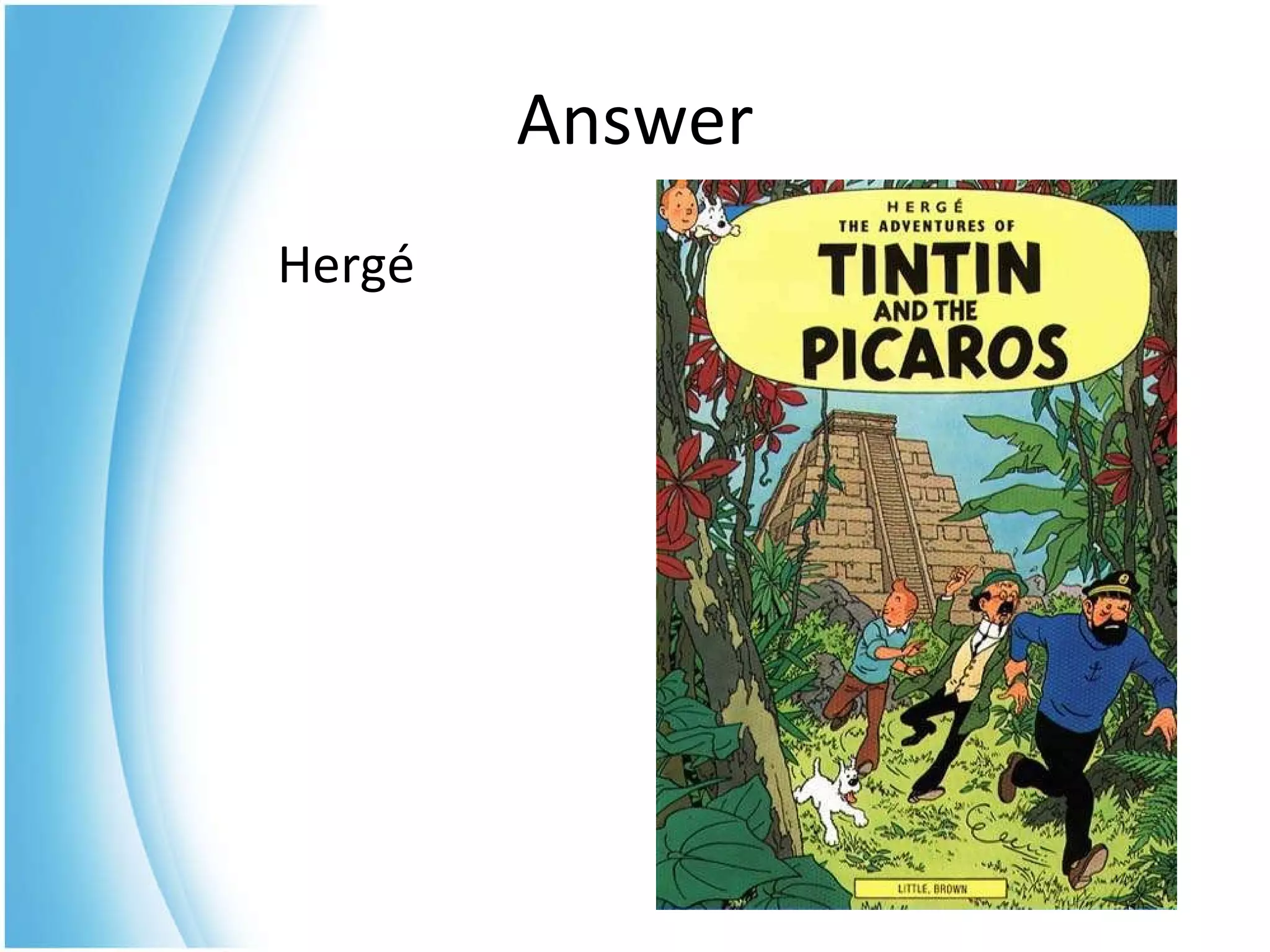Hergé Answer 