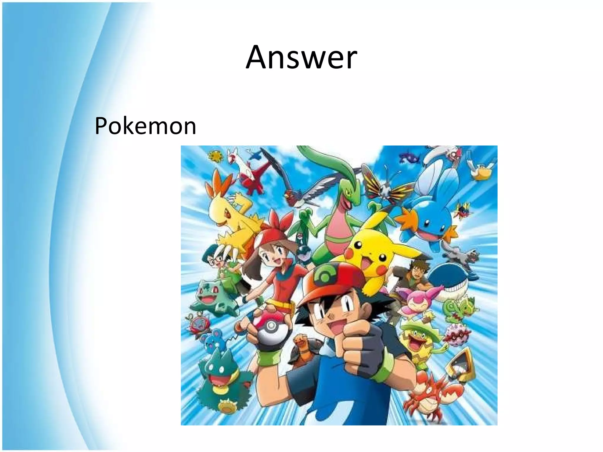 Pokemon  Answer 