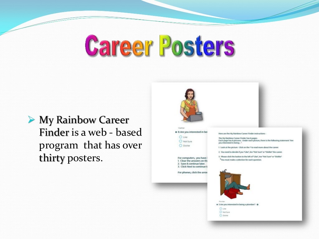 My Rainbow Career Finder Explained